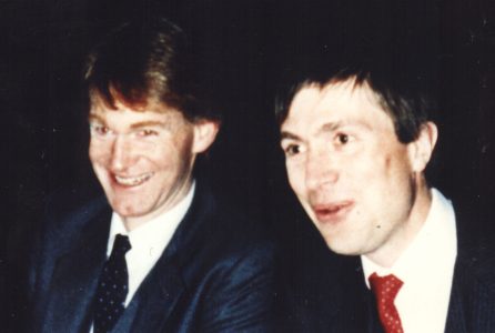 Registrars Miles Williams and Spencer Heald